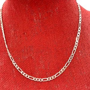 .925 Figaro Sterling Silver Jewelry Chain